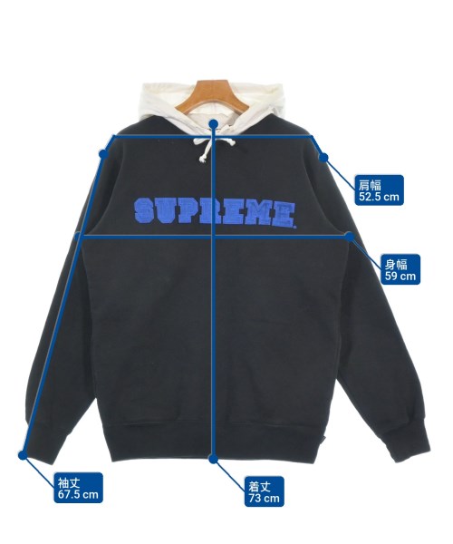 Supreme（シュプリーム）パーカー 黒 サイズ:L メンズ/2200684246109