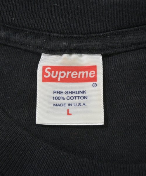 Supreme（シュプリーム）Tシャツ・カットソー 黒 サイズ:L メンズ/2200684317182