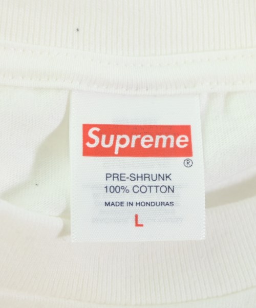Supreme（シュプリーム）Tシャツ・カットソー 白 サイズ:L メンズ/2200684483054