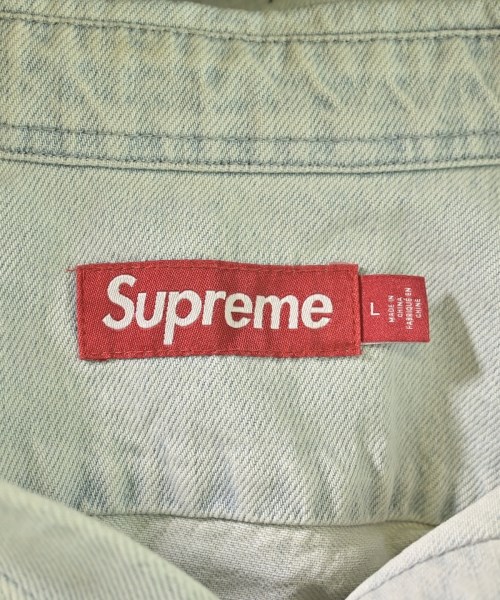Supreme（シュプリーム）カジュアルシャツ 青 サイズ:L メンズ/2200684483078