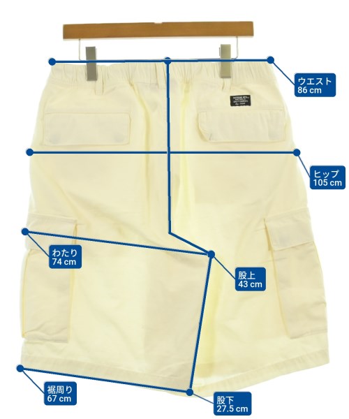 Supreme（シュプリーム）ショートパンツ 白 サイズ:L メンズ/2200684483085