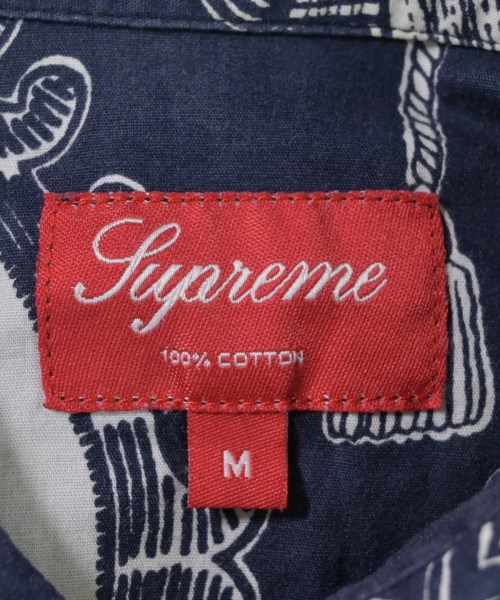 Supreme（シュプリーム）カジュアルシャツ 紺 サイズ:M メンズ/2200684753010