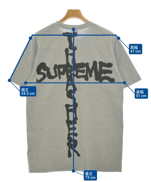 Supreme（シュプリーム）Tシャツ・カットソー グレー サイズ:M メンズ/2200684753058