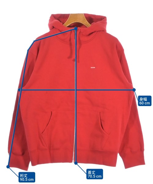 Supreme（シュプリーム）パーカー 赤 サイズ:M メンズ/2200677647036