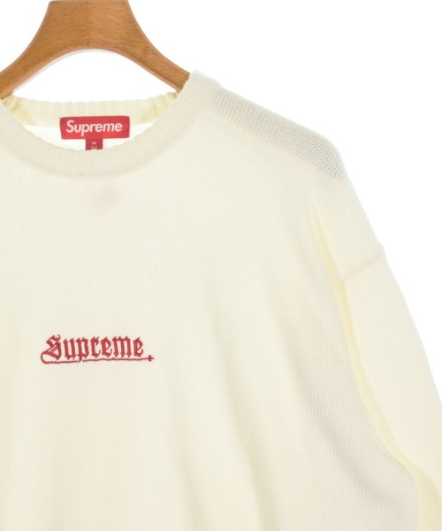Supreme（シュプリーム）ニット・セーター 白 サイズ:M メンズ/2200677647098