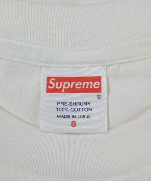 Supreme（シュプリーム）Tシャツ・カットソー 白 サイズ:S メンズ/2200677647104