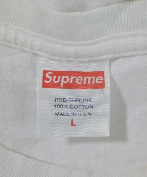 Supreme（シュプリーム）Tシャツ・カットソー 白 サイズ:L メンズ/2200684736037
