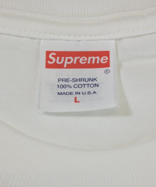 Supreme（シュプリーム）Tシャツ・カットソー 白 サイズ:L メンズ/2200672788055
