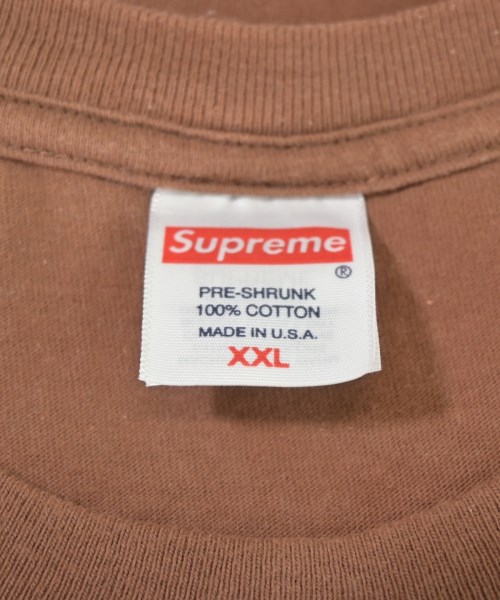 Supreme（シュプリーム）Tシャツ・カットソー 茶 サイズ:XXL メンズ/2200685213643