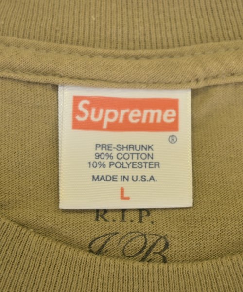 Supreme（シュプリーム）Tシャツ・カットソー ベージュ サイズ:L メンズ/2200685638033
