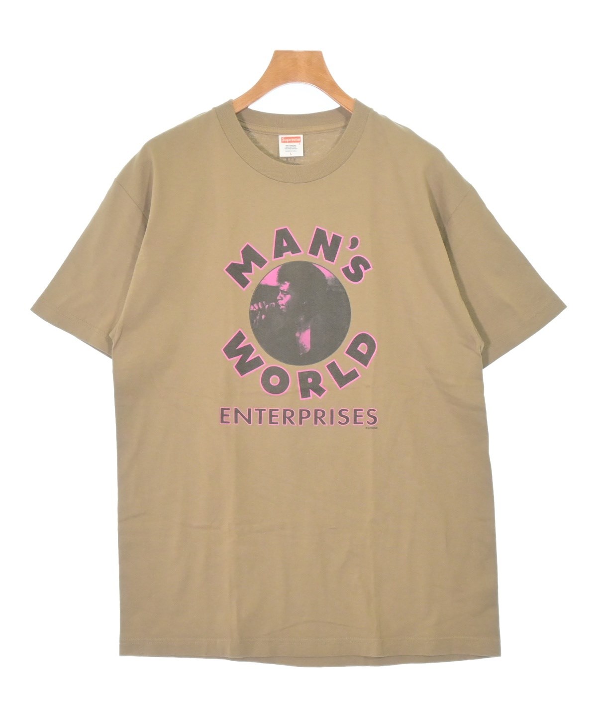 Supreme（シュプリーム）Tシャツ・カットソー ベージュ サイズ:L