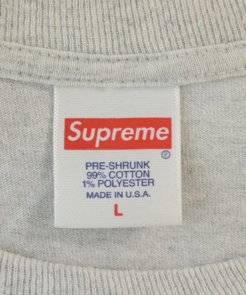 Supreme（シュプリーム）Tシャツ・カットソー グレー サイズ:L メンズ/2200685663127