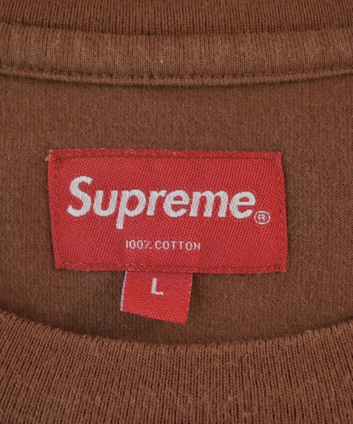 Supreme（シュプリーム）Tシャツ・カットソー 茶 サイズ:L メンズ/2200685663134