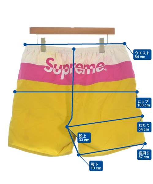 Supreme（シュプリーム）ショートパンツ 黄 サイズ:L メンズ/2200685663295