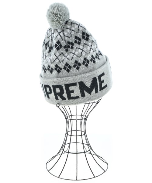 Supreme（シュプリーム）ニットキャップ・ビーニー グレー サイズ:- メンズ/2200685663387