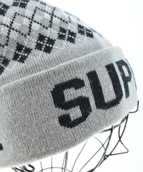 Supreme（シュプリーム）ニットキャップ・ビーニー グレー サイズ:- メンズ/2200685663387