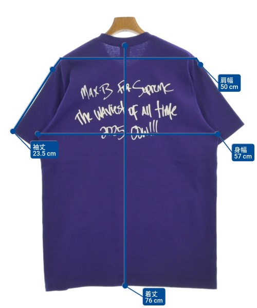 Supreme（シュプリーム）Tシャツ・カットソー 紫 サイズ:L メンズ/2200686014041