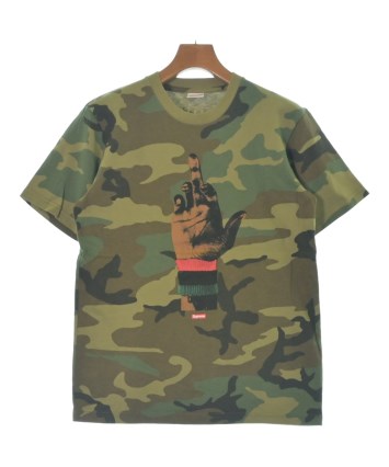 Supreme（シュプリーム）Tシャツ・カットソー カーキ サイズ:S メンズ
