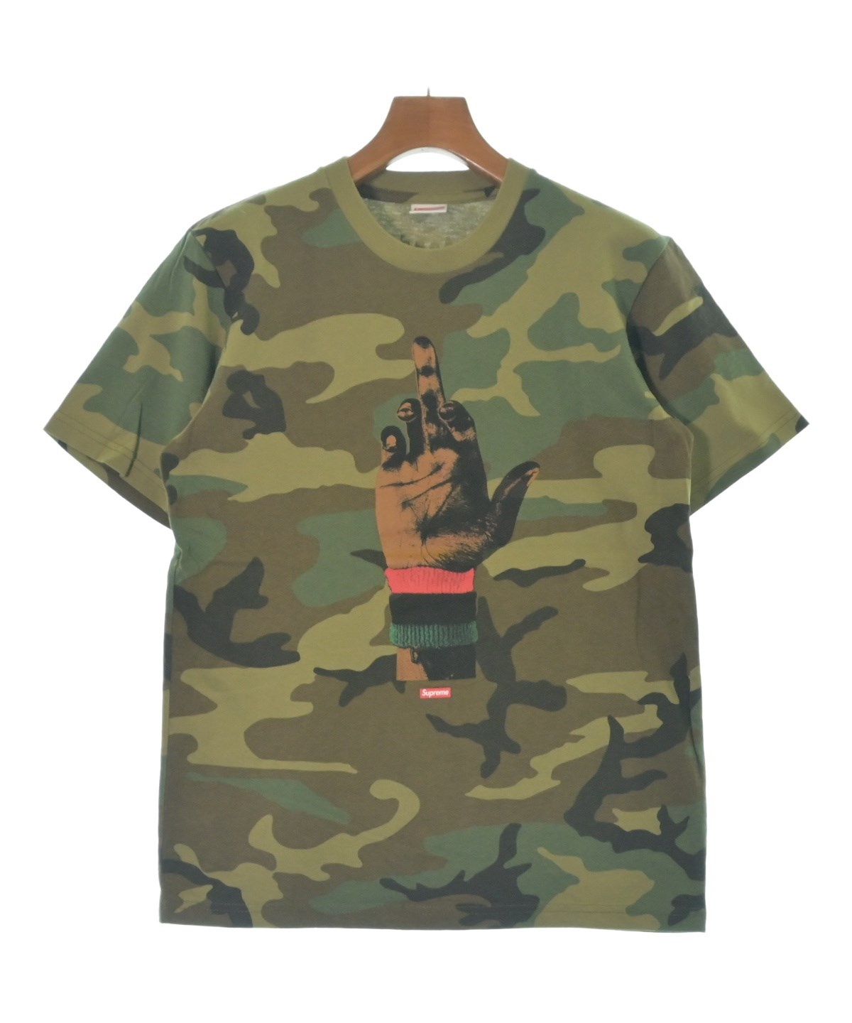 Supreme（シュプリーム）Tシャツ・カットソー カーキ サイズ:S メンズ