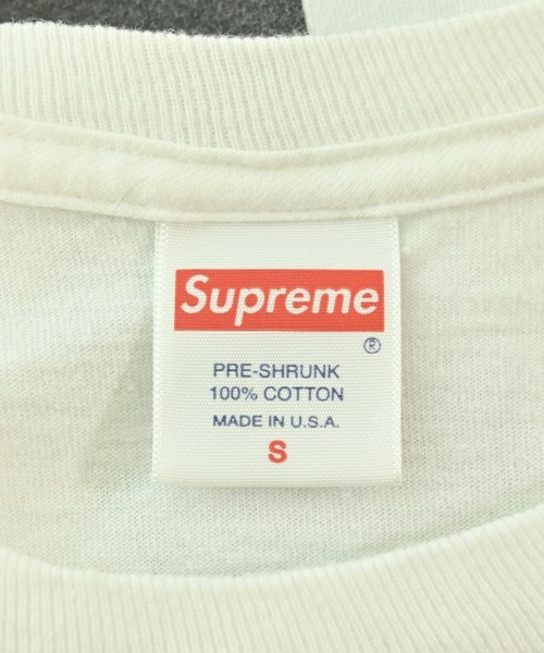 Supreme（シュプリーム）Tシャツ・カットソー 白 サイズ:S メンズ/2200686248040