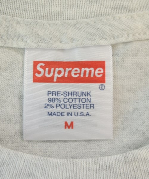 Supreme（シュプリーム）Tシャツ・カットソー グレー サイズ:M メンズ/2200681548466
