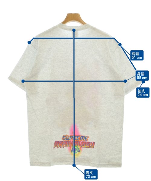 Supreme（シュプリーム）Tシャツ・カットソー グレー サイズ:M メンズ/2200681548466