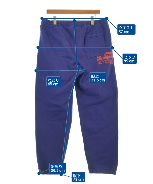 Supreme（シュプリーム）スウェットパンツ 紫 サイズ:L メンズ/2200685203095