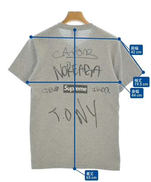Supreme（シュプリーム）Tシャツ・カットソー グレー サイズ:S メンズ/2200685393031