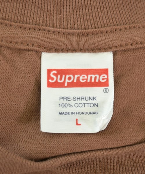 Supreme（シュプリーム）Tシャツ・カットソー 茶 サイズ:L メンズ/2200686723059