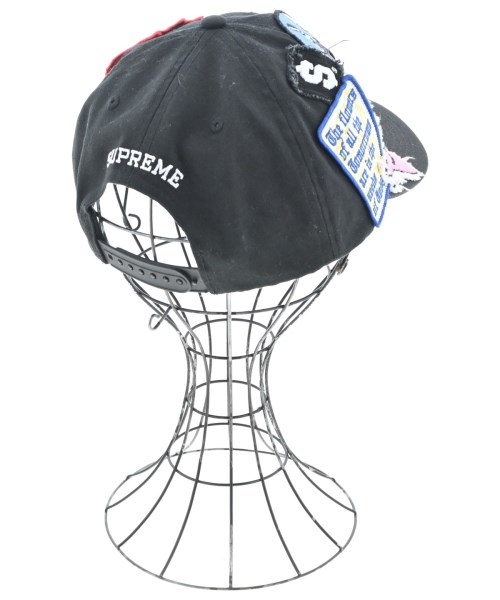 Supreme（シュプリーム）キャップ 黒 サイズ:- メンズ/2200686905042