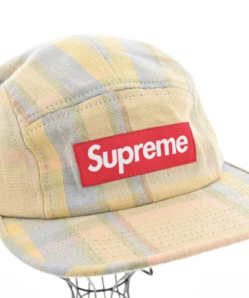 Supreme（シュプリーム）キャップ 黄 サイズ:- メンズ/2200681591431