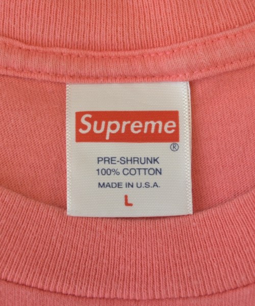 Supreme（シュプリーム）Tシャツ・カットソー ピンク サイズ:L メンズ/2200687493029