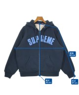 Supreme（シュプリーム）パーカー 紺 サイズ:S メンズ/2200687196012