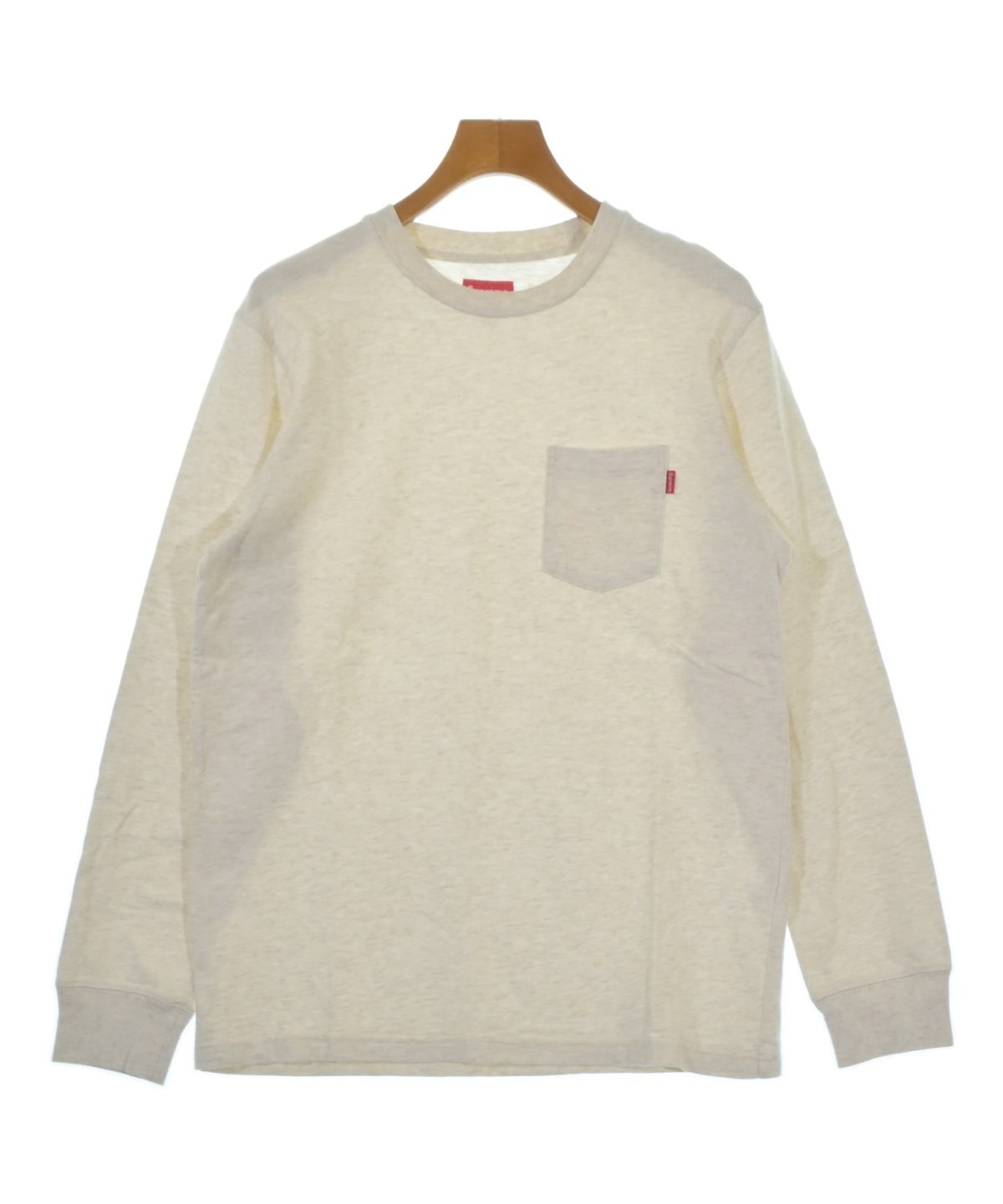 ヒロ Supreme ホワイト 長袖カットソー　Ｍサイズ Supreme（シュプリーム）Tシャツ・カットソー 白 サイズ:M メンズ