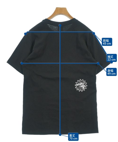 Supreme（シュプリーム）Tシャツ・カットソー 黒 サイズ:S メンズ/2200688263010