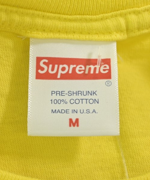 Supreme（シュプリーム）Tシャツ・カットソー 黄 サイズ:M メンズ/2200689169243