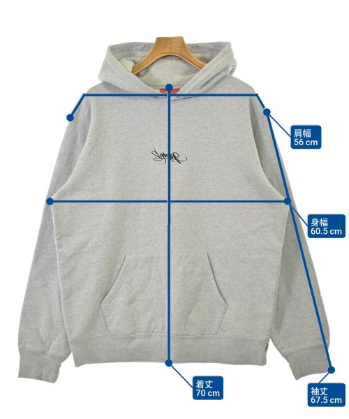 Supreme（シュプリーム）パーカー グレー サイズ:L メンズ/2200688704155
