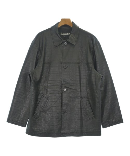 Supreme(シュプリーム)ステンカラーコート 黒 サイズ:L/2200689521027