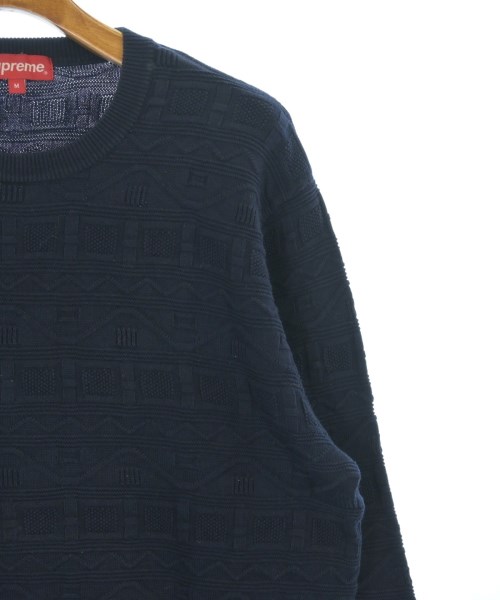 Supreme（シュプリーム）ニット・セーター 紺 サイズ:M メンズ/2200680054180