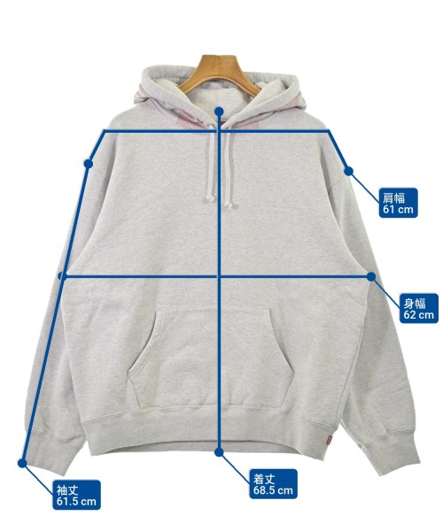 Supreme（シュプリーム）パーカー グレー サイズ:M メンズ/2200686050131