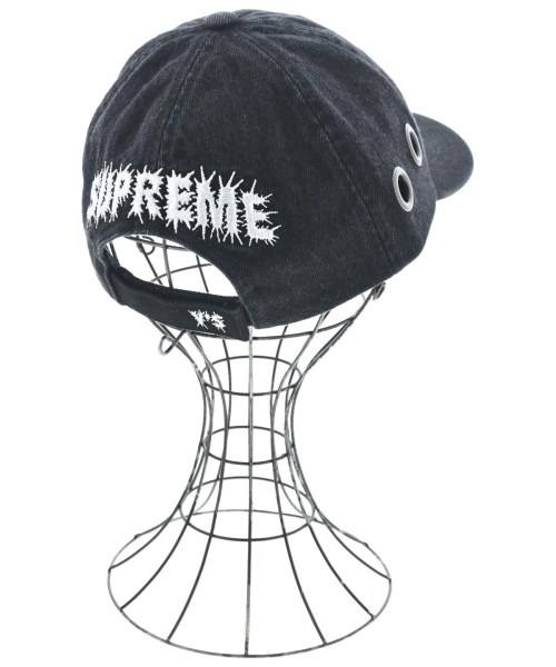 Supreme（シュプリーム）キャップ 黒 サイズ:- メンズ/2200689733086