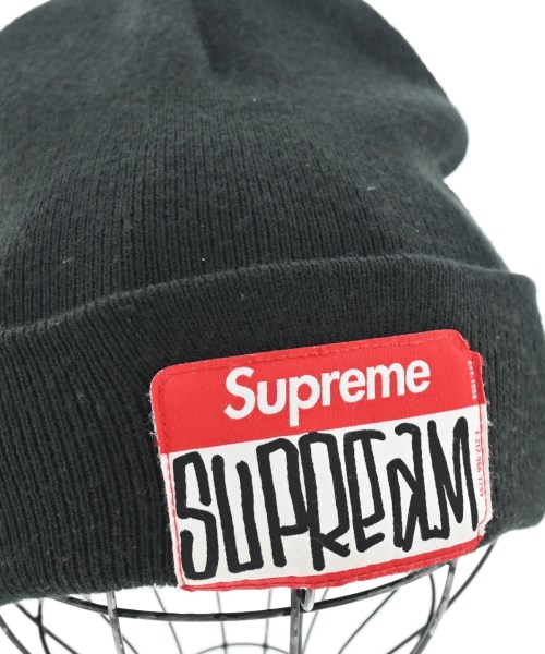 Supreme（シュプリーム）ニットキャップ・ビーニー 黒 サイズ:- メンズ/2200689975080
