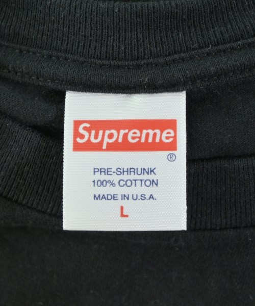Supreme（シュプリーム）Tシャツ・カットソー 黒 サイズ:L メンズ/2200690012033