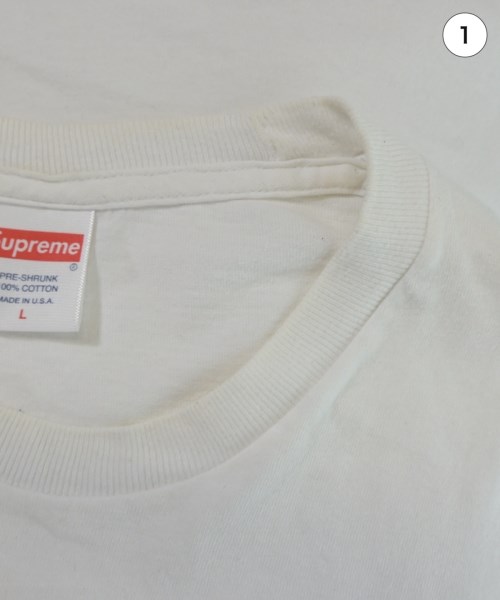 Supreme（シュプリーム）Tシャツ・カットソー 白 サイズ:L メンズ/2200690012040