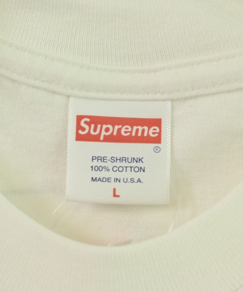 Supreme（シュプリーム）Tシャツ・カットソー 白 サイズ:L メンズ/2200690094046