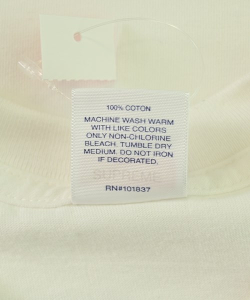 Supreme（シュプリーム）Tシャツ・カットソー 白 サイズ:L メンズ/2200690094046