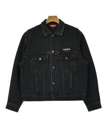 Supreme（シュプリーム）デニムジャケット 黒 サイズ:S メンズ