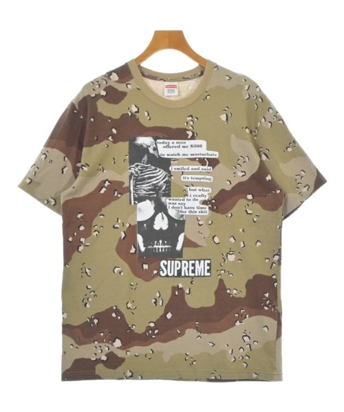 Supreme(シュプリーム)Tシャツ・カットソー カーキ サイズ:L/2200690859027