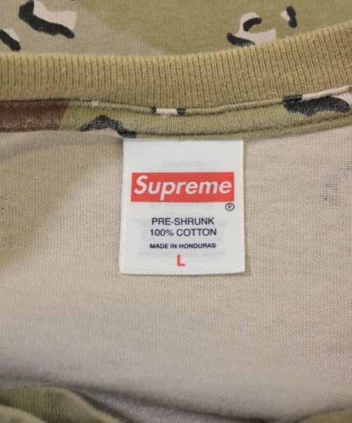 Supreme（シュプリーム）Tシャツ・カットソー カーキ サイズ:L メンズ/2200690859027