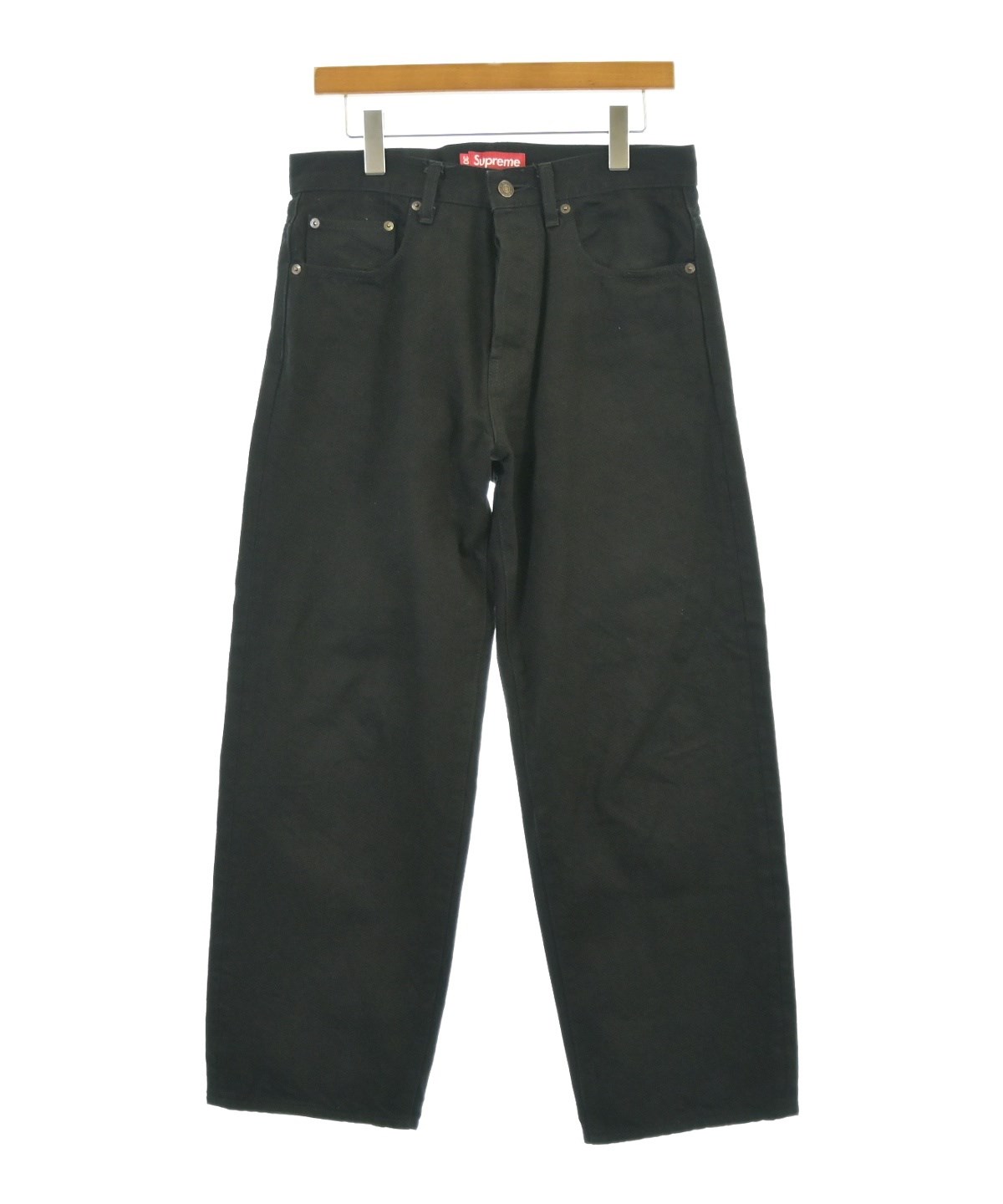Supreme ステッチデザイン ダークデニムパンツ Supreme（シュプリーム）デニムパンツ 黒 サイズ:30(M位) メンズ